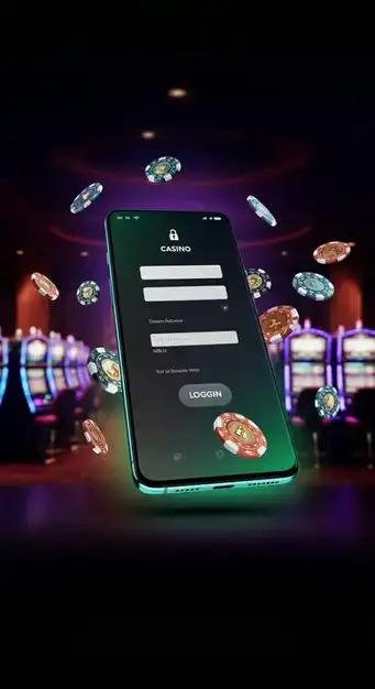 Interface de connexion sécurisée Lucky8 Casino avec champs d'e-mail et mot de passe, symbolisant la protection des données utilisateur.