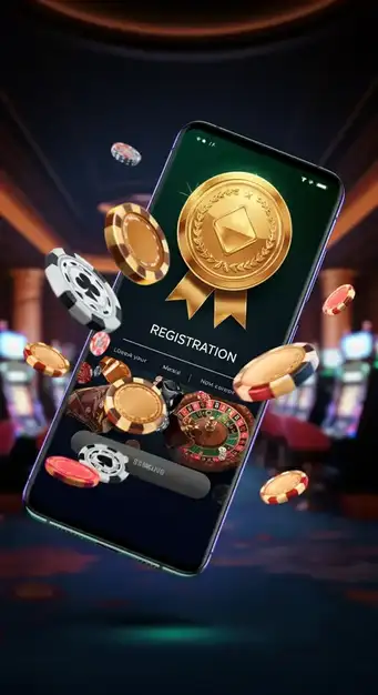 Interface du formulaire d'inscription rapide et sécurisé de Lucky8 Casino, affichant les étapes de création de compte avec des champs clairs pour les informations personnelles.